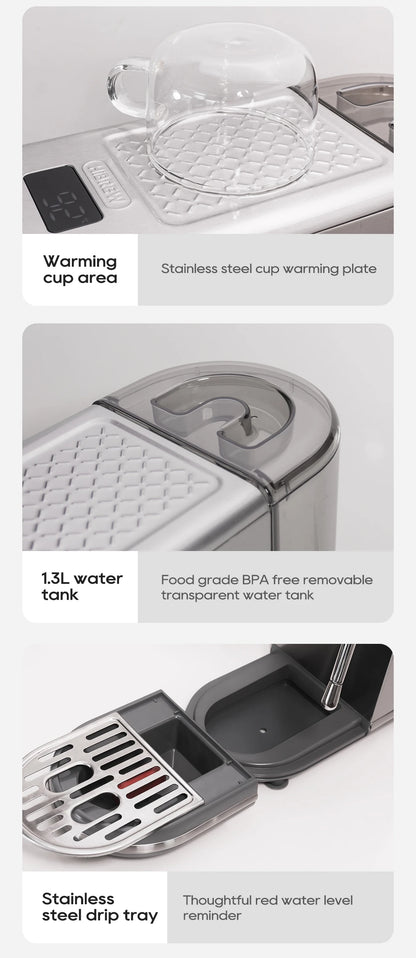 Macchina Caffè 6in1 – Espresso, Cappuccino e Più