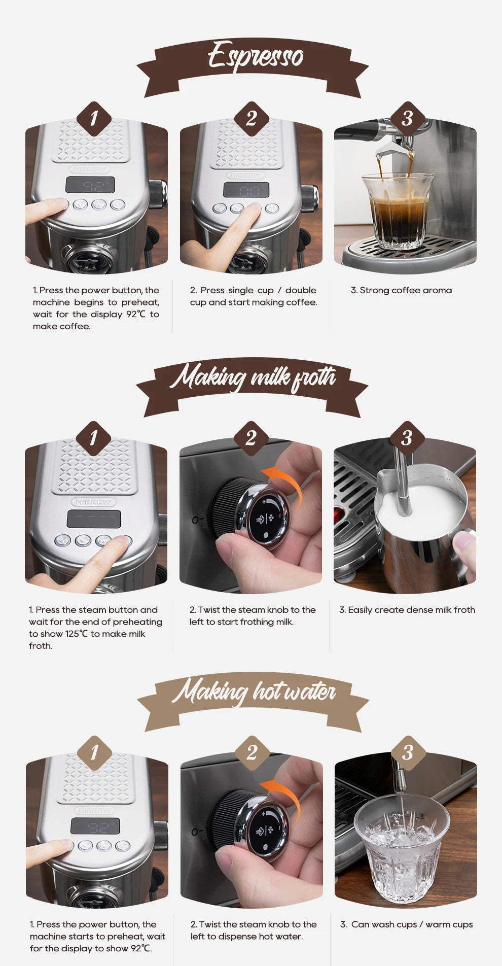 Macchina Caffè 6in1 – Espresso, Cappuccino e Più