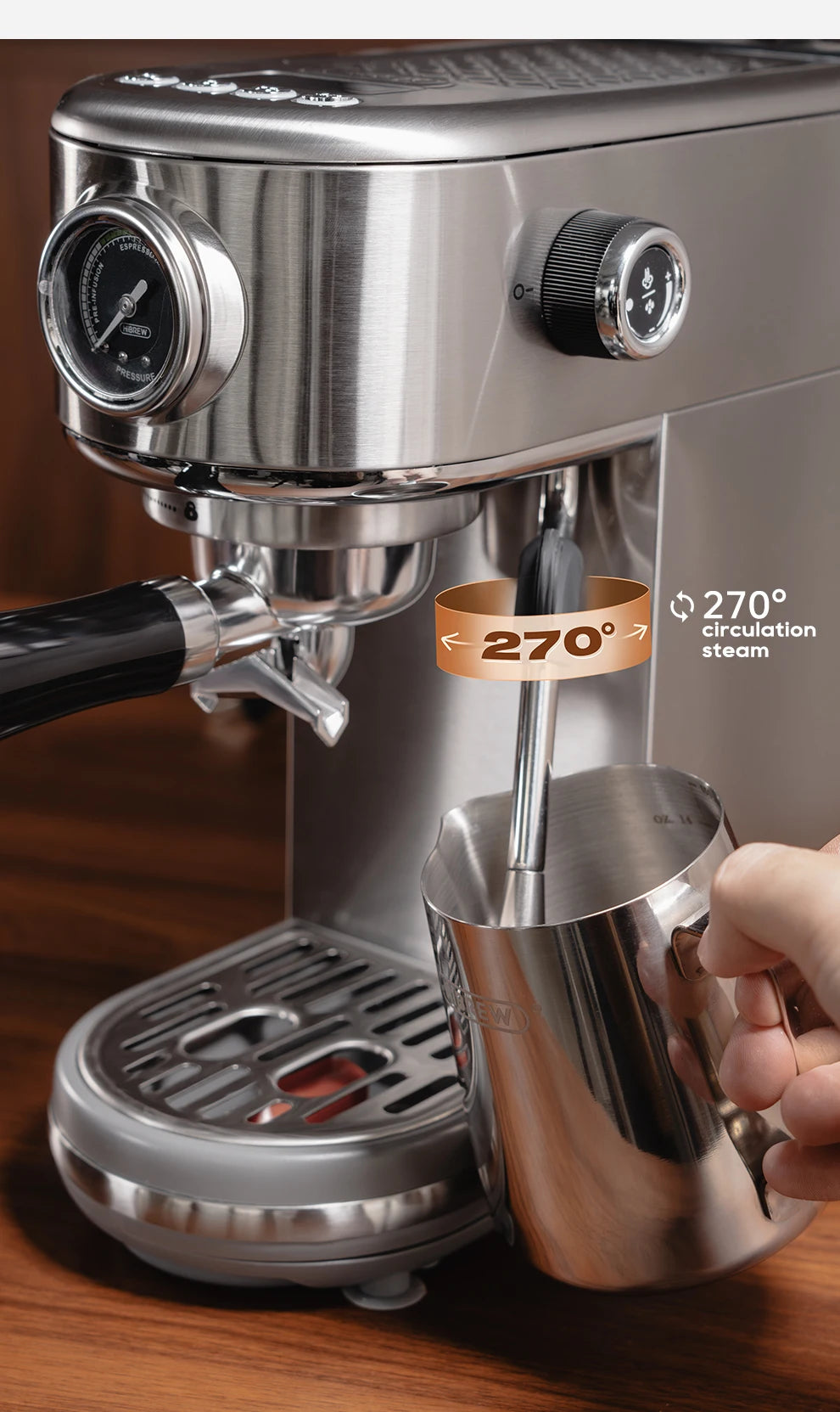 Macchina Caffè 6in1 – Espresso, Cappuccino e Più